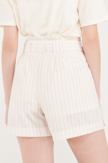 Short paperbag con cinturón