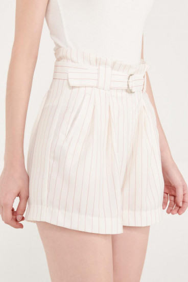 Short paperbag con cinturón