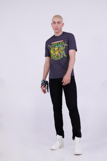Camiseta manga corta estampado de Tortugas Ninja