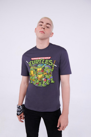 Camiseta manga corta estampado de Tortugas Ninja