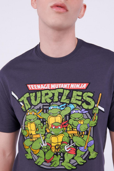 Camiseta manga corta estampado de Tortugas Ninja
