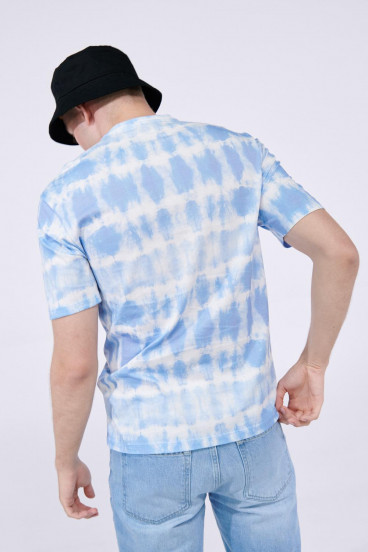 Camiseta Tie dye, manga corta estampada de MTV.