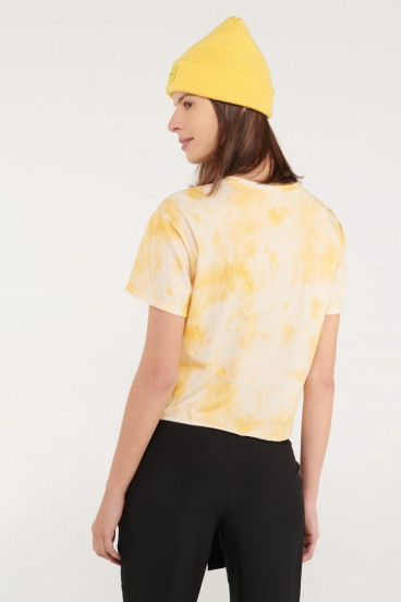 Camiseta manga corta y cuello redondo con estampado.