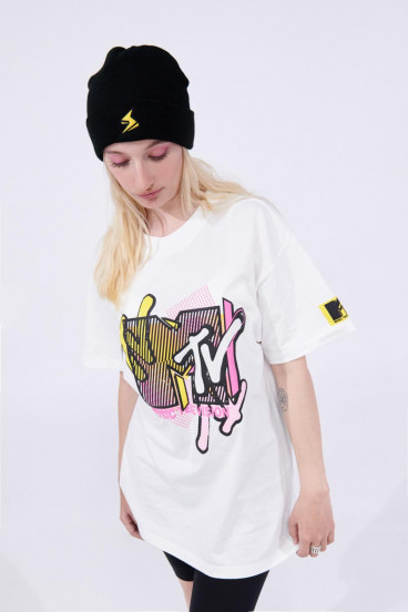 Camiseta manga corta estampada de MTV.