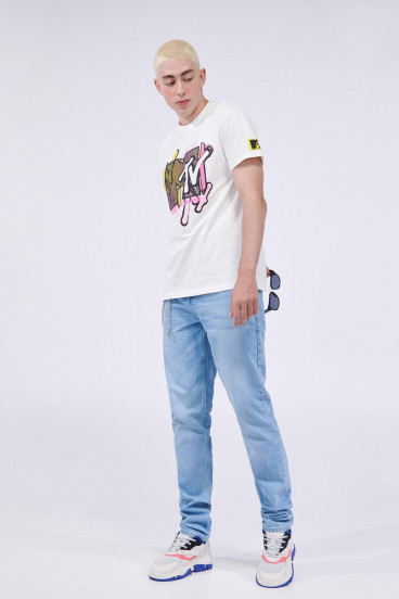 Camiseta manga corta estampada de MTV.