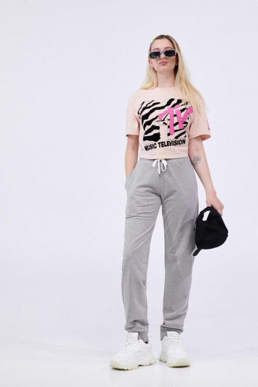 Camiseta manga corta estampada de MTV.