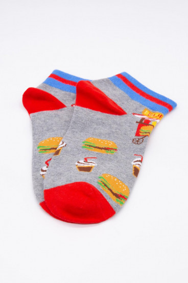 Medias cortas con motivo