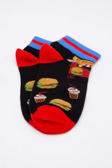 Medias cortas con motivo