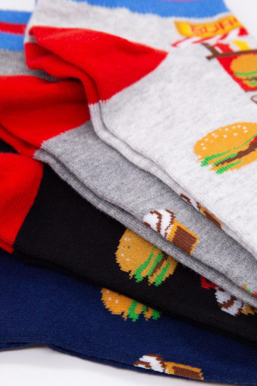 Medias cortas con motivo