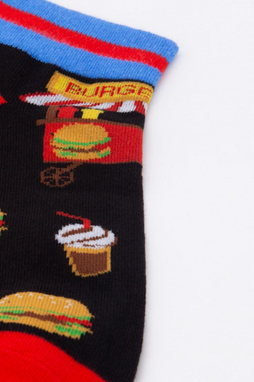 Medias cortas con motivo