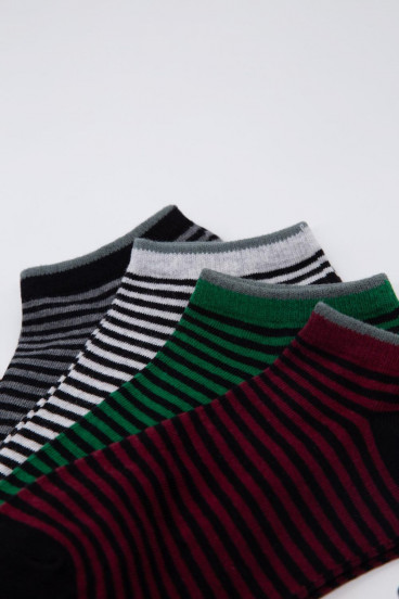 medias cortas a rayas