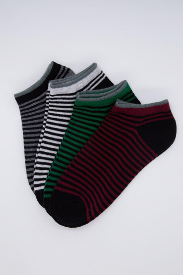 medias cortas a rayas