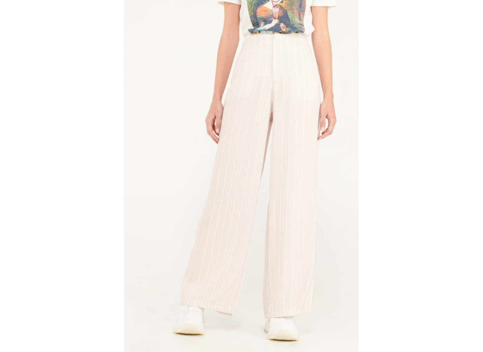 Pantalón palazzo super tiro alto