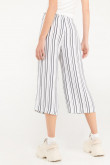 Pantalón culotte con cinturón