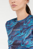 Camiseta Fit manga corta con estampado.