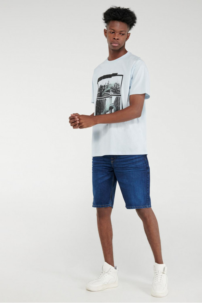 Bermuda denim Slim