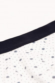 Bóxer Brief pierna media blanco con estampado