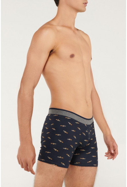 Ropa interior, boxer, Pierna media, estampado.