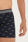 Ropa interior, boxer, Pierna media, estampado.