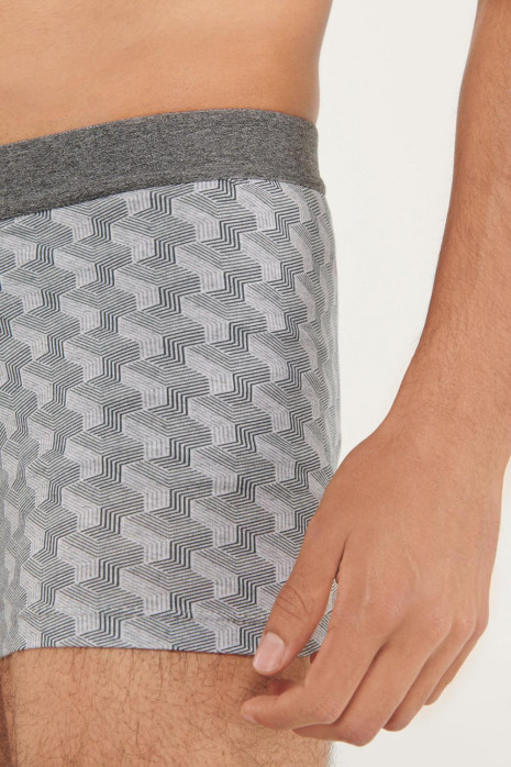 Ropa interior-Boxer-Pierna Corta- Estampado