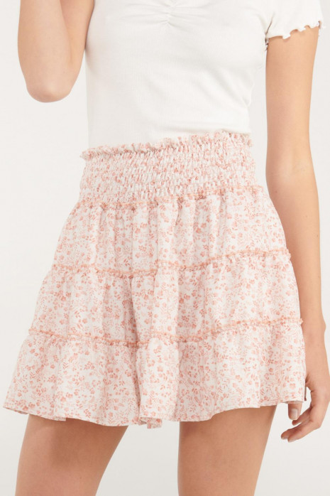 Falda boleros estampada