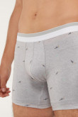 Ropa interior, Boxer, Pierna larga, Estampado.