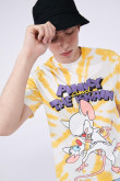 Camiseta Tie-dye cuello redondo de Pinky & Cerebro