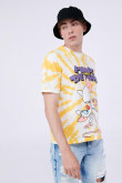 Camiseta Tie-dye cuello redondo de Pinky & Cerebro