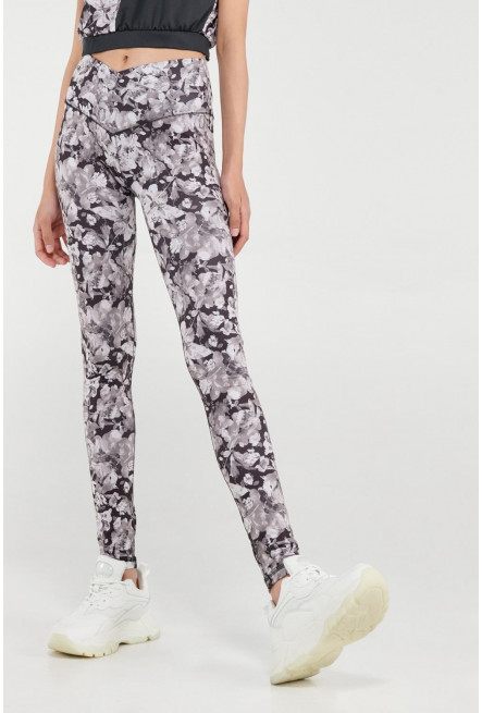 Leggins largos, con tela sublimada.