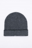 Gorro con arte gris oscuro