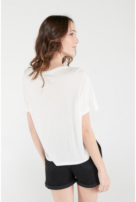 Camiseta manga corta con estampado