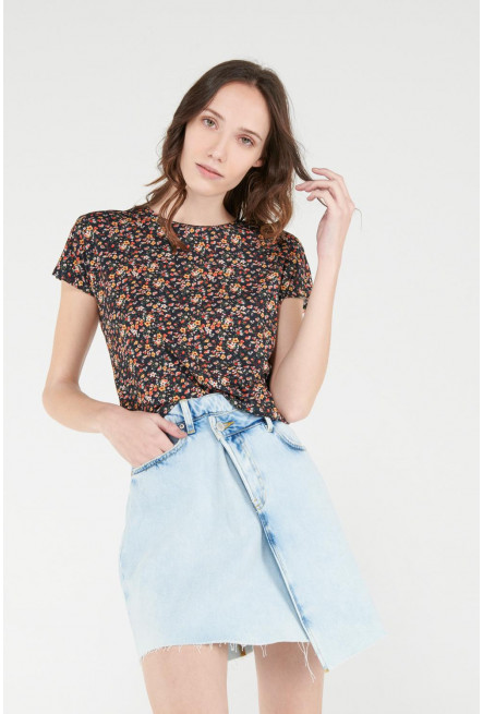 Falda cierre cruzado