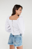 Blusa unicolor