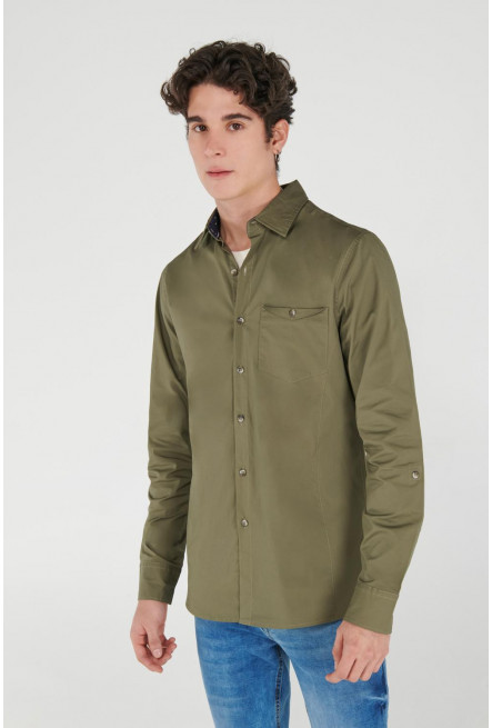 Camisa unicolor