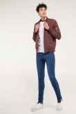 Chaqueta bomber unicolor