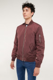 Chaqueta bomber unicolor
