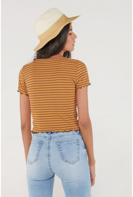 Camiseta cuello en V