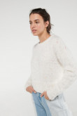 Suéter cuello redondo