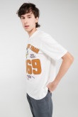 Camiseta manga corta, estampado de Snoopy.