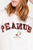 Camiseta manga corta, estampado de Snoopy.