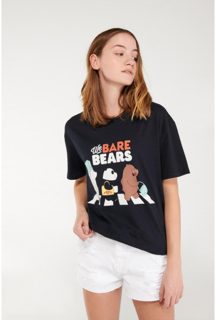 Camiseta manga corta estampada de Escandalosos