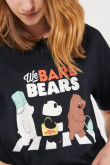 Camiseta manga corta estampada de Escandalosos