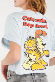 Camiseta estampado de Garfield.