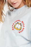 Camiseta estampado de Garfield.