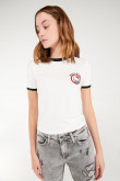 Camiseta manga corta, estampado de Hello Kitty
