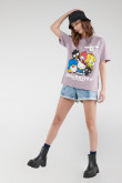 Camiseta manga corta, estampado de Hello Kitty