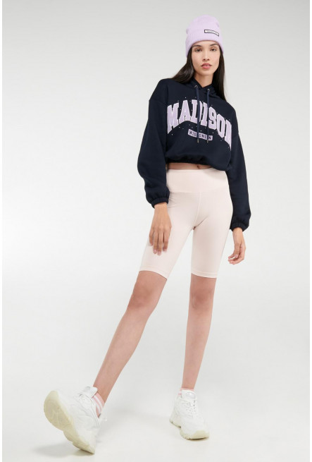 Short biker unicolor