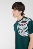 Camiseta manga corta con estampado