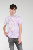 Camiseta manga corta estampada