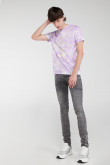 Camiseta manga corta estampada